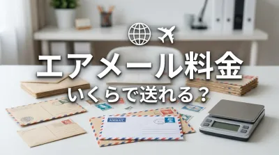 エアメール料金、いくらで送れる？