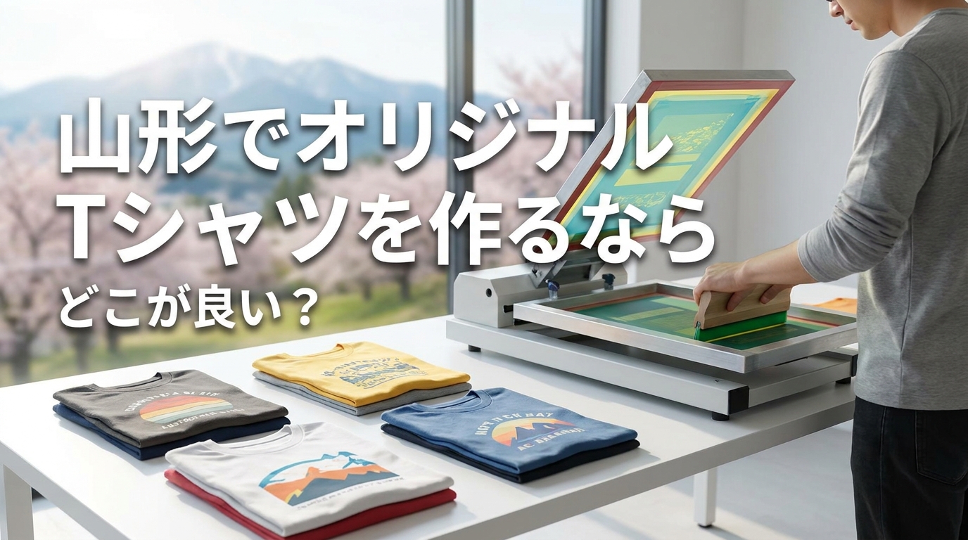 山形でオリジナルTシャツを作るならどこが良い？