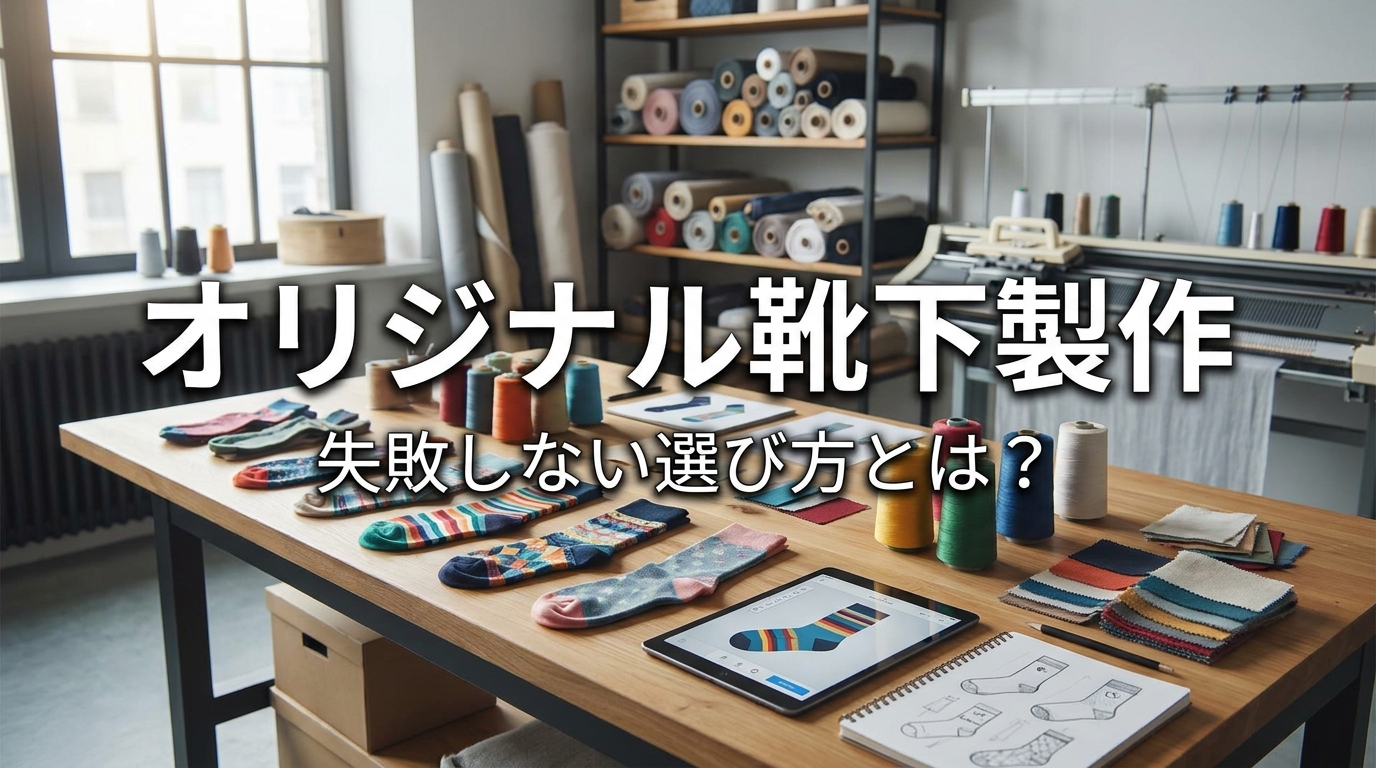 オリジナル靴下製作、失敗しない選び方とは？