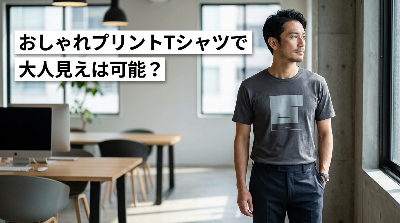 おしゃれプリントTシャツで大人見えは可能?