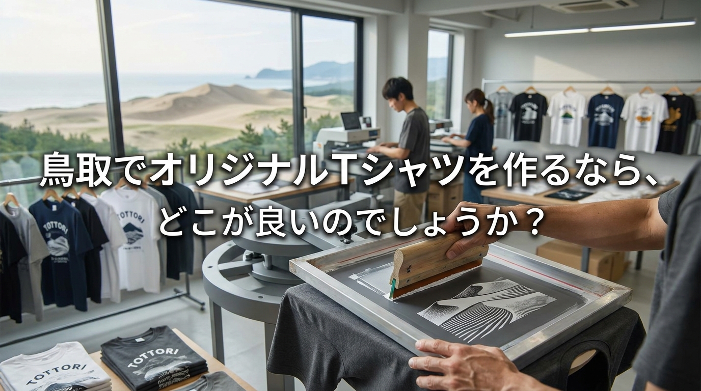 鳥取でオリジナルTシャツを作るなら、どこが良いのでしょうか?