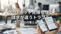クラTネット見積もりと請求が違うトラブル、その対策とは？
