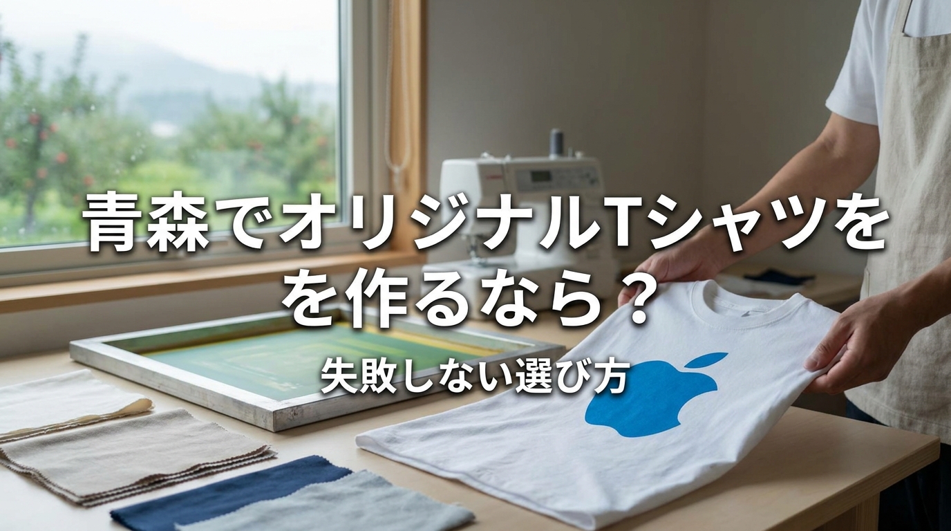 青森でオリジナルTシャツを作るなら?失敗しない選び方