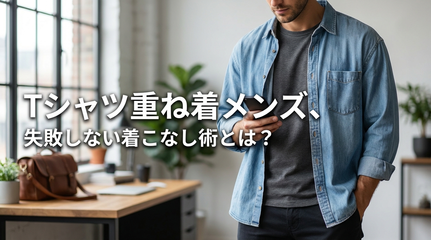 Tシャツ重ね着メンズ、失敗しない着こなし術とは？