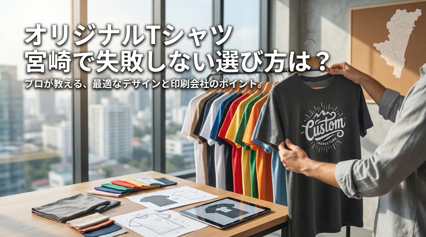 オリジナルTシャツ 宮崎で失敗しない選び方は?
