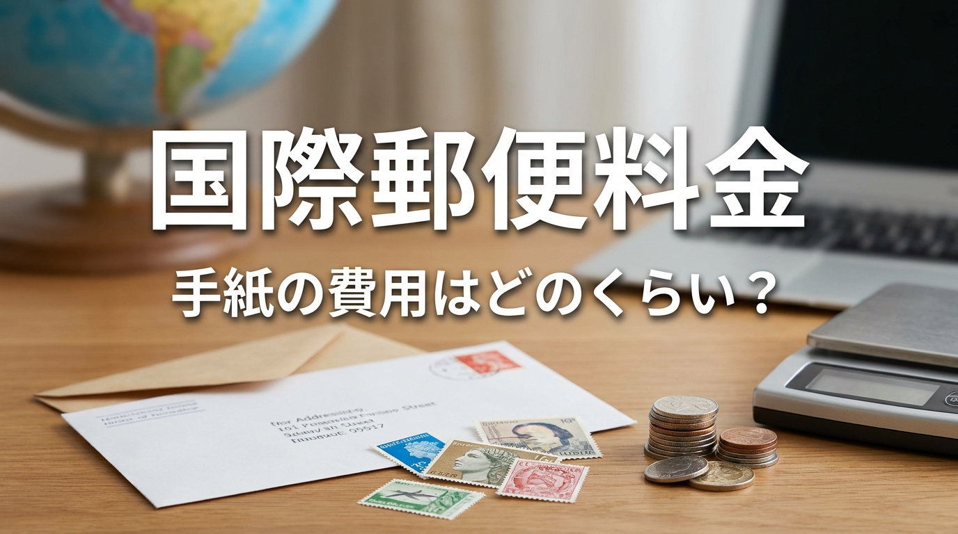 国際郵便料金 手紙の費用はどのくらい？
