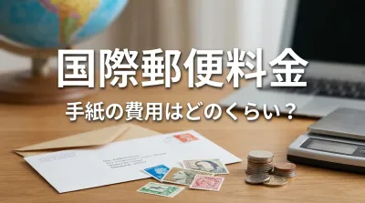 国際郵便料金 手紙の費用はどのくらい？
