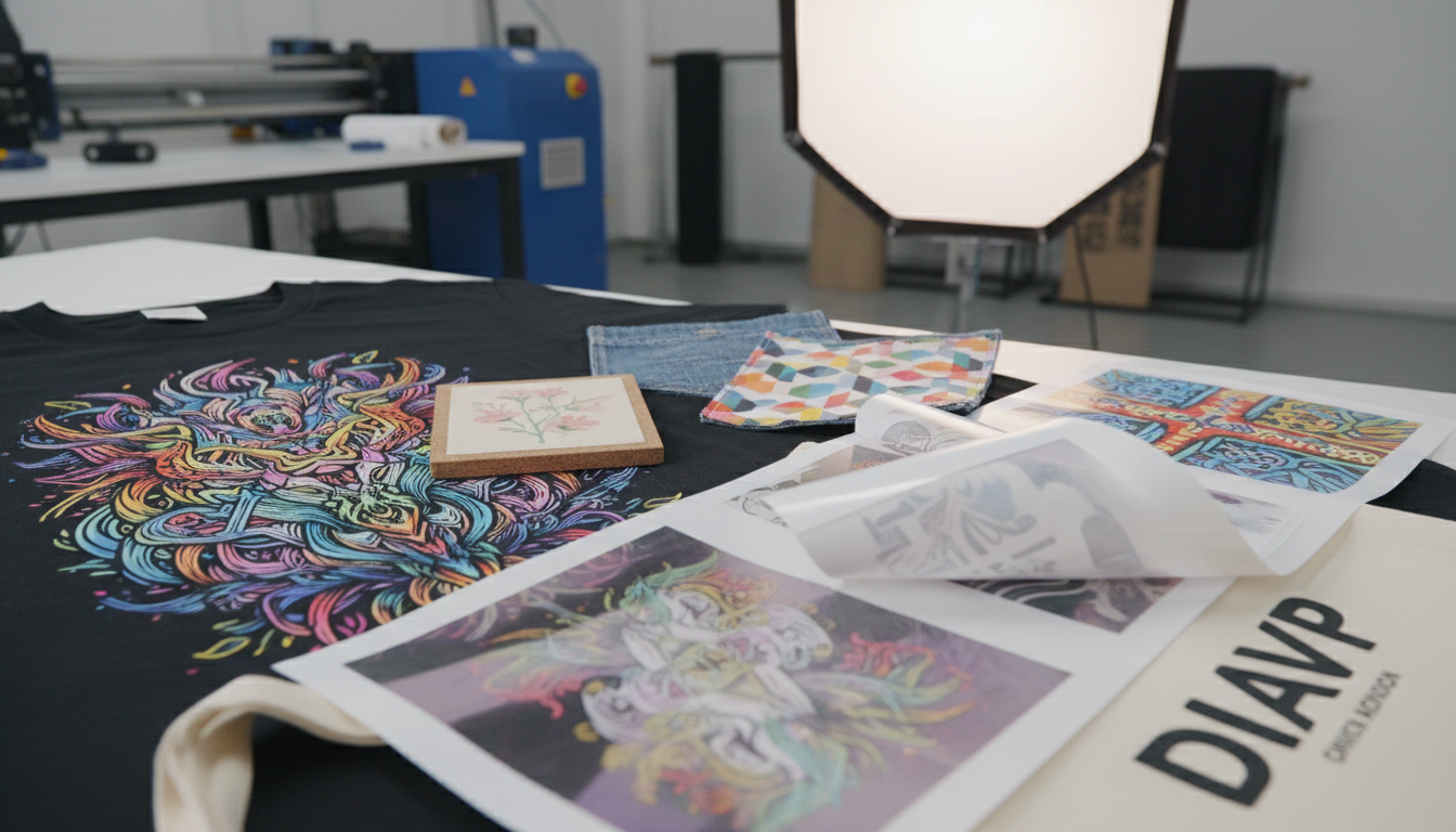 DTF印刷は小ロット・フルカラー対応で幅広い素材に適用可能な革新的な印刷技術です