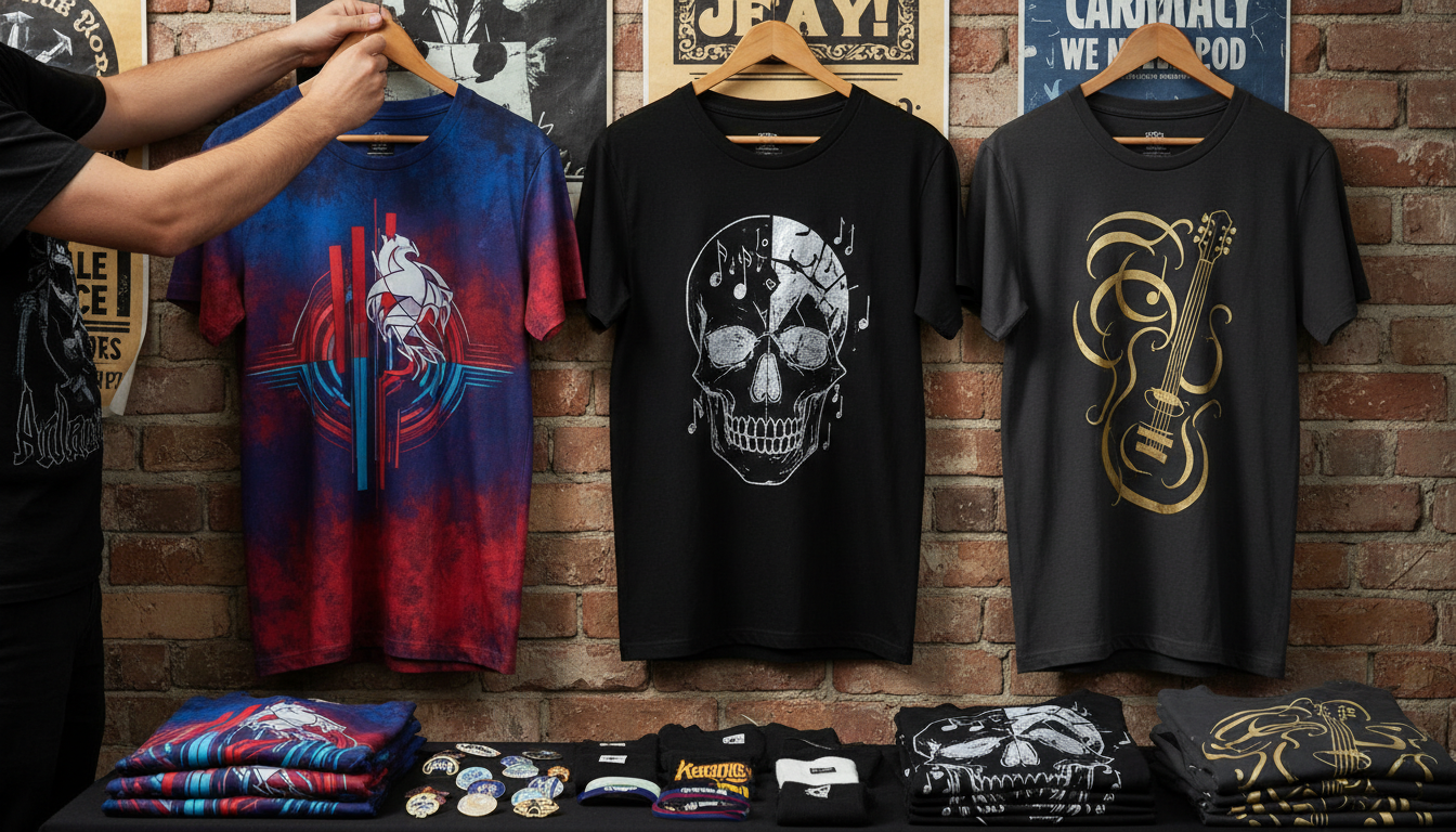 ライブ物販におけるオリジナルTシャツの重要性