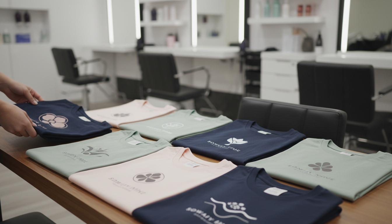 サロン向けオリジナルTシャツはブランディングと統一感強化に効果的です