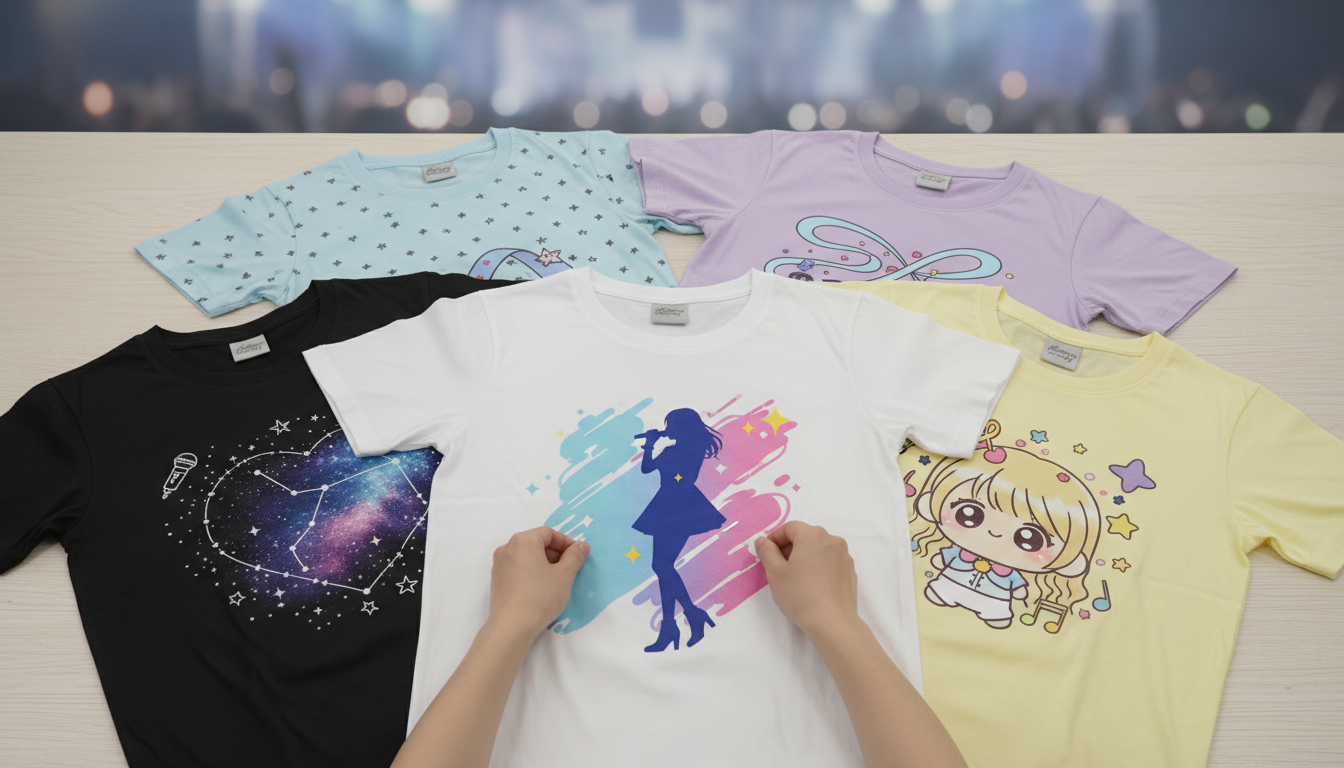 アイドル Tシャツはファンとアイドルをつなぐ多機能なアイテムです