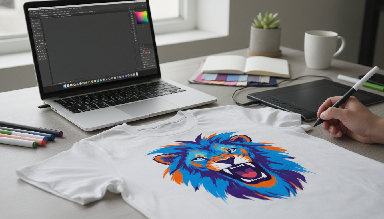 TシャツデザインにはAdobe製品が非常に有効です