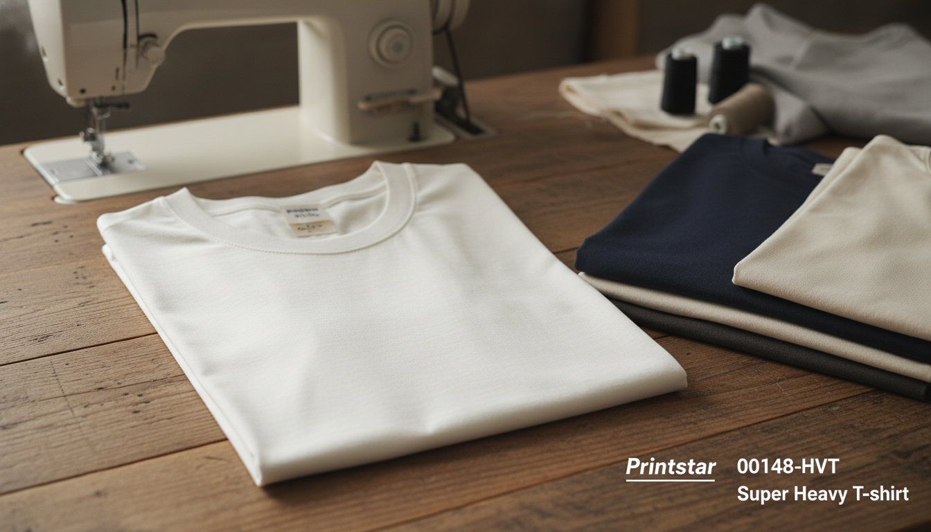 Printstar 00148-HVT スーパーヘビーTシャツは高品質で汎用性が高い