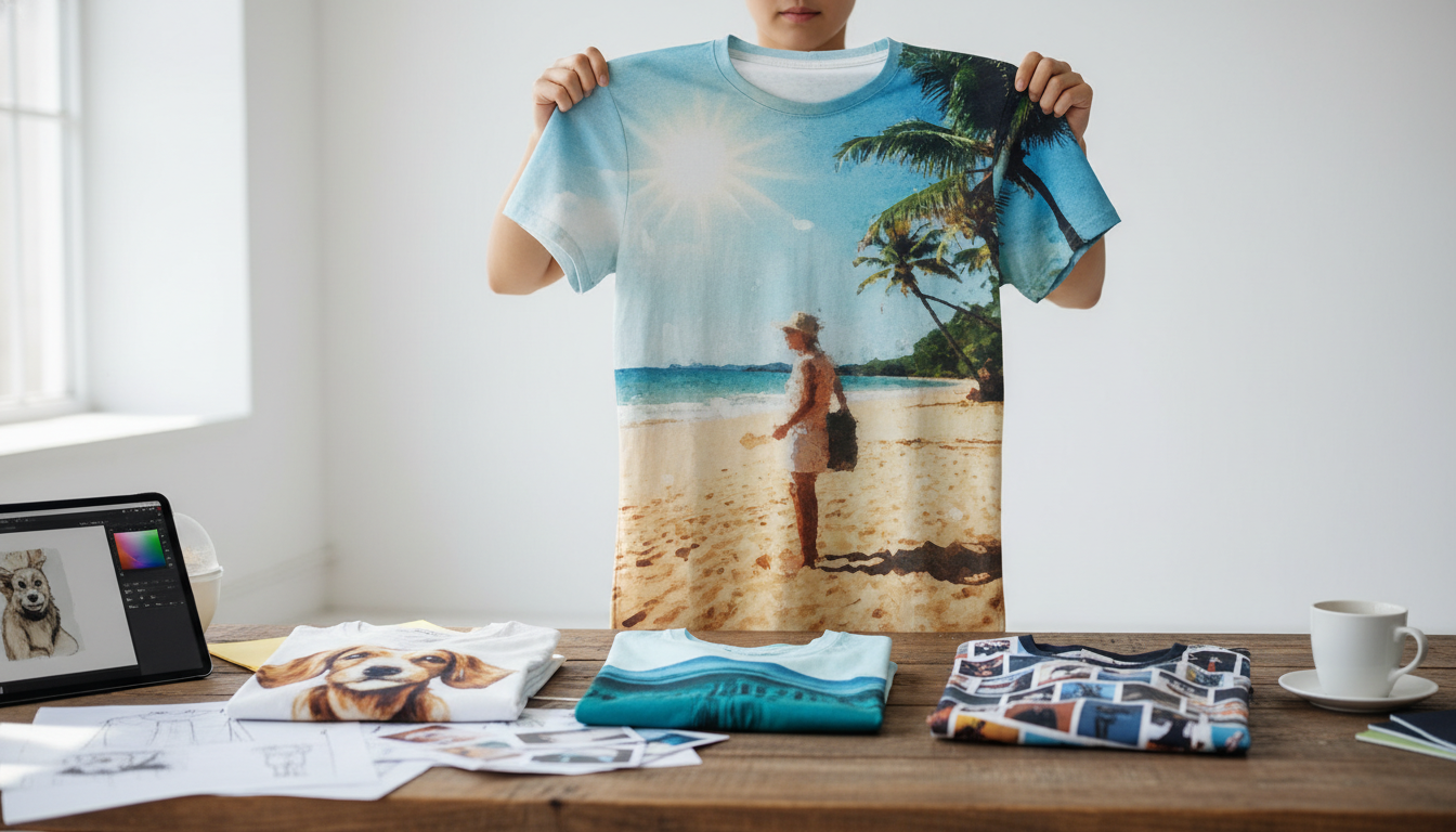 写真プリントティーシャツは特別な一枚を創るオーダーメイドアイテムです