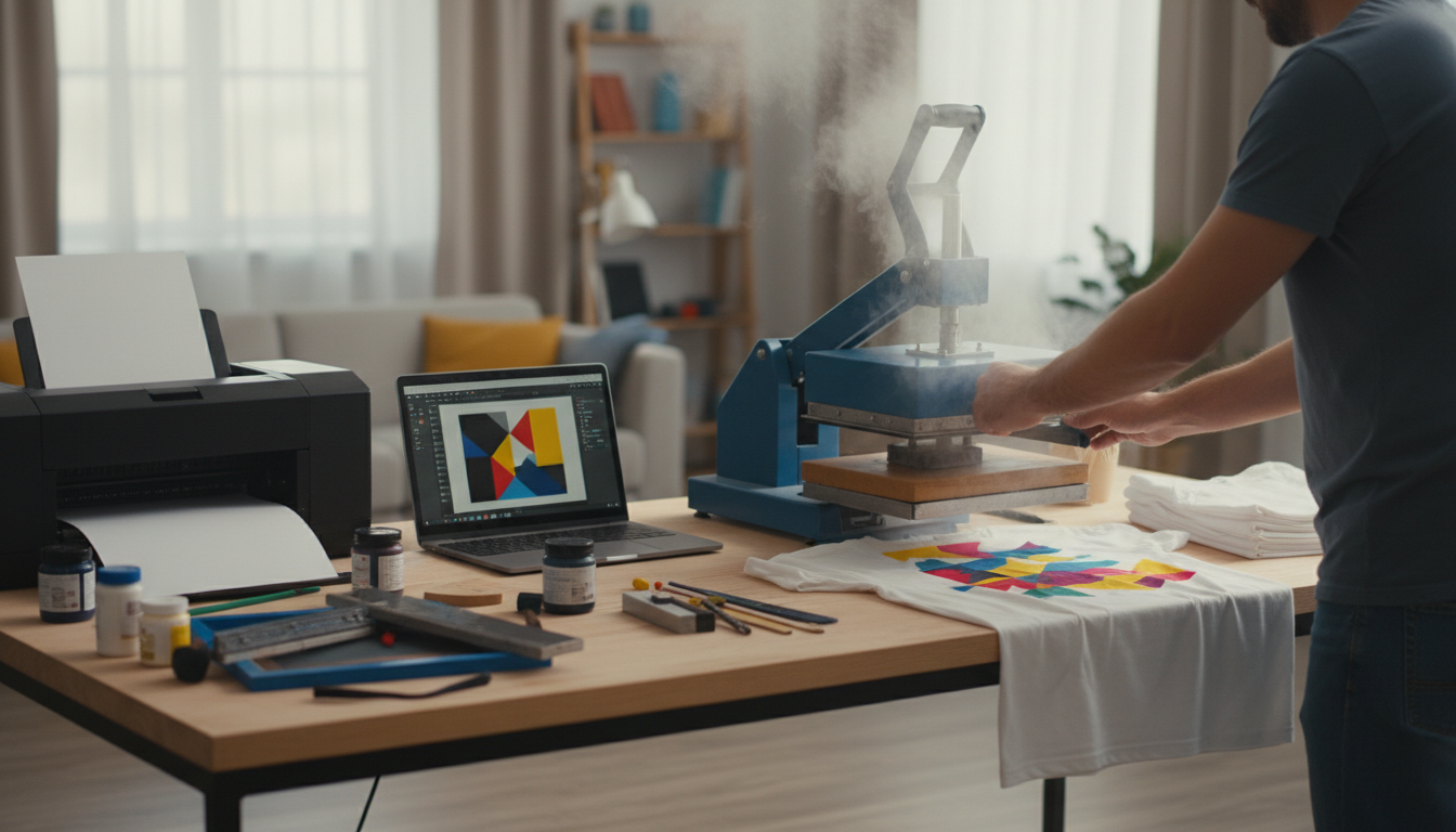 自作Tシャツプリントは自宅で実現可能です